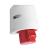 Industrial socket 32A 400V 5P IP44 surface mount