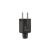 Compact plug, SCHUKO & French/Belgian, TPE, black, IP20, Typ 1505