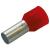 Insulated ferrule 1/8 red