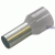 Insulated ferrule 0.75/8 grey