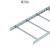 LCIS 660 3 FS Cable ladder perforated rung, welded 60x600x3000