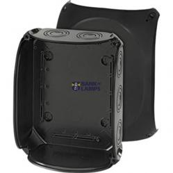 Junction box, outdoor, black, IP 66/67, 255x205x112, no terminals (KF 2500 B)
