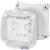 Junction box for indoor installation, grey, IP 66, with el. membranes, 93x93x62mm, without terminals (DK 0200 G)