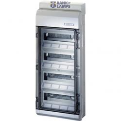 Distr. board IP65 with term., 4 x 12 mod. (KV 9448)