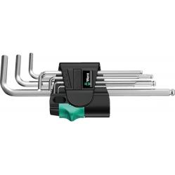 Hex Key Set 950/9 Hex-Plus 1, metric, chrome-plated, 9-Piece