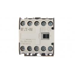 DILEM-10-G(24VDC) Contactor, 24 V DC, 3 pole, 380 V 400 V, 4 kW, Contacts N/O = Normally open= 1 N/O, Screw terminals, DC operation