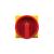 T3-1-102/EA/SVB Main switch, T3, 32 A, flush mounting, 1 contact unit(s), 2 pole, Emergency switching off function, With red rotary handle and yellow locking ring, Lo