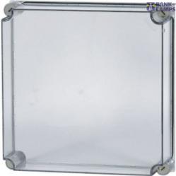 D200-CI44 Cap, transparent smoky gray, HxWxD=375x375x100mm