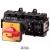 Main Switch T6 160A Rear Mounting 6P Emergency Red/Yellow