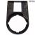 M22S-ST-X Label mount, without label, black