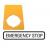 M22-XZK-GB99 Label, emergency switching off, yellow, HxW=50x33mm, emergency-Stop