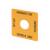 M22-XYK1 Label, emergency switching off, yellow, HxW=50x50mm, 4 languages, DE, EN, FR, IT