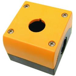 M22-IY1 Surface mounting enclosure, yellow, 1 mounting location