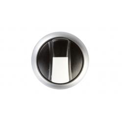 M22-WRK Changeover switch, RMQ-Titan, With thumb-grip, maintained, 2 positions, Bezel: titanium