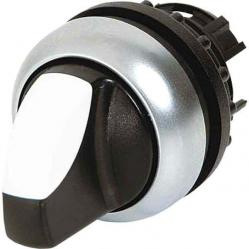 M22-WRK3 Changeover switch, RMQ-Titan, With thumb-grip, maintained, 3 positions, Bezel: titanium