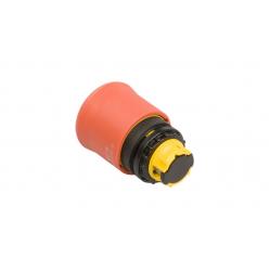 M22-PV Emergency stop/emergency switching off pushbutton, RMQ-Titan, Mushroom-shaped, 38 mm, Non-illuminated, Pull-to-release function, Red, yellow, RAL 3000