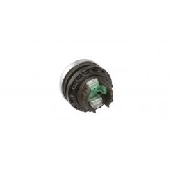 M22-DL-G Illuminated pushbutton actuator, RMQ-Titan, Flush, momentary, green, Blank, Bezel: titanium