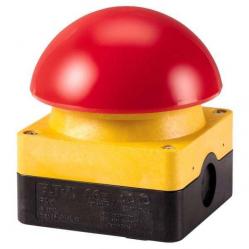 FAK-R/V/KC11/IY Palm switch, 1N/O+1N/C, emergency switching off, surface mounting