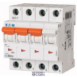 Miniature circuit breaker (MCB), 63 A, 3p+N, characteristic: B