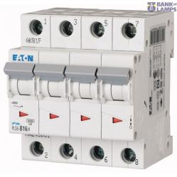 Miniature circuit breaker (MCB), 16 A, 4p, characteristic: B