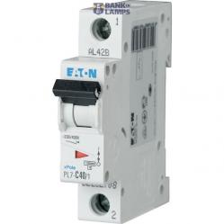 PL7-B40/1 Miniature circuit breaker (MCB), 40 A, 1p, characteristic: B