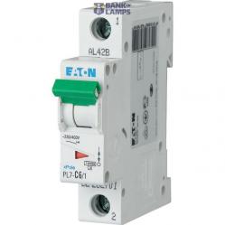 PL7-C6/1 Miniature circuit breaker (MCB), 6 A, 1p, characteristic: C