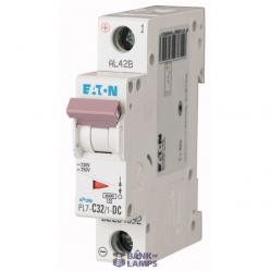 PL7-C32/1 Miniature circuit breaker (MCB), 32 A, 1p, characteristic: C