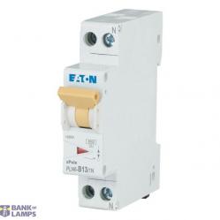Miniature circuit breaker (MCB), 13 A, 1p+N, characteristic: B