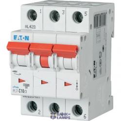 PL7-C10/3 Miniature circuit breaker (MCB), 10 A, 3p, characteristic: C