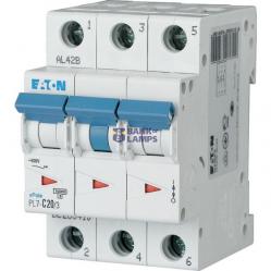 PL7-D20/3 Miniature circuit breaker (MCB), 20 A, 3p, characteristic: D