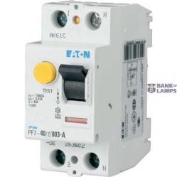PF7-25/2/003-A Residual current circuit breaker (RCCB), 25A, 2 p, 30mA, type A
