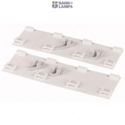 AP-45 Blanking plate for 45 MM cut-outs, lockable, 2 x 10 SU, white