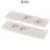 AP-45 Blanking plate for 45 MM cut-outs, lockable, 2 x 10 SU, white