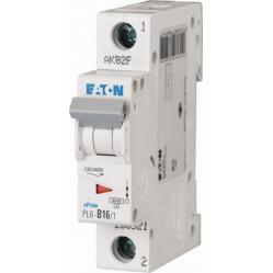 PL6-B16/1 Miniature circuit breaker (MCB), 16 A, 1p, characteristic: B