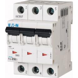 PL6-C50/3 Miniature circuit breaker (MCB), 50 A, 3p, characteristic: C