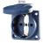 SCHUKO Socket Outlet 16A, 2P+A, 230V, IP44, Blue