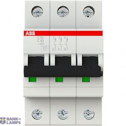S203-C63 Miniature Circuit Breaker - 3P - C - 63 A