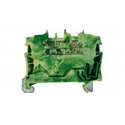 2-conductor ground terminal block 1.5 mm² suitable for Ex e II applica
