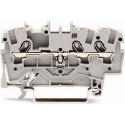 2001-1301 3-conductor through terminal block; 1.5 mm²; suitable for Ex e II applications