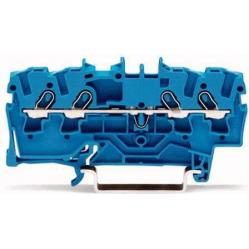 Terminal block 4-conductor through 1.5mm² black