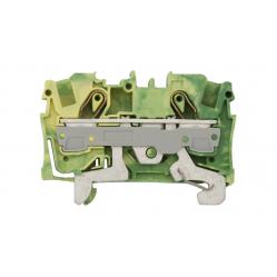 2-conductor ground terminal block 6 mm² suitable for Ex e II applicati