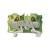 2-conductor ground terminal block 6 mm² suitable for Ex e II applicati