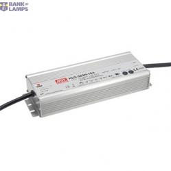 AC-DC Single output LED driver Mix mode (CV+CC) with built-in PFC; Output 24Vdc at 13.34A; IP65; Cable output; Dimming with Potentiometer 320W