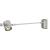 Wall Luminaire NEW MYRA DISPLAY STRAIGHT, Silver-Grey, GU10, Max. 50W, IP55