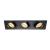NEW TRIA 3 DL SQUARE Set, 3x6W, 2700K, 38°, matt black