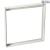 Universal-frame for LED-Panel, 595x595mm, white