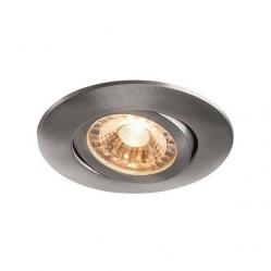 EASY-INSTALL LED, DL, indoor recessed ceiling light, 2700K, brushed aluminium
