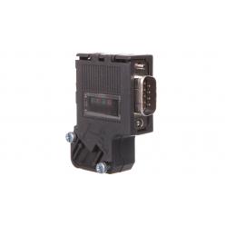 SIMATIC DP PROFIBUS connector RS 485, screw, without PG socket, 35°