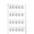 Front panel marker carrier SFC 0/12 MC NE white
