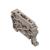 End bracket, dark beige, TS 35, V-2, Wemid, Width: 8 mm, 100 °C